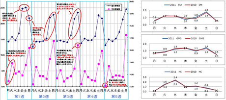 チラシ折込日の特徴サンプルイメージ