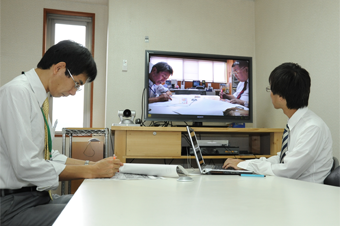 テレビ会議システム校正事例 テレビ会議システム校正事例